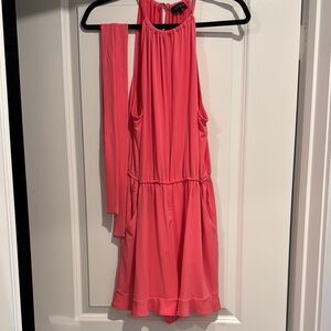 Elegant Pink Halter Romper